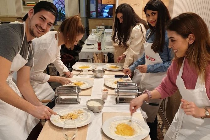 2-in-1 Pasta and Tiramisu Cooking Masterclass in Rome - Eating what you made with wine and limoncello