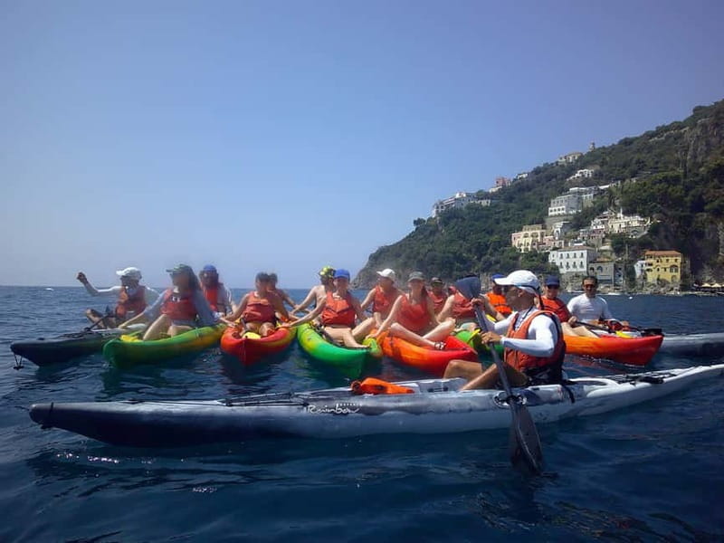 Amalfi Coast: Kayak & Snorkeling tour, sea caves and beach - Atrani and the return to Maiori