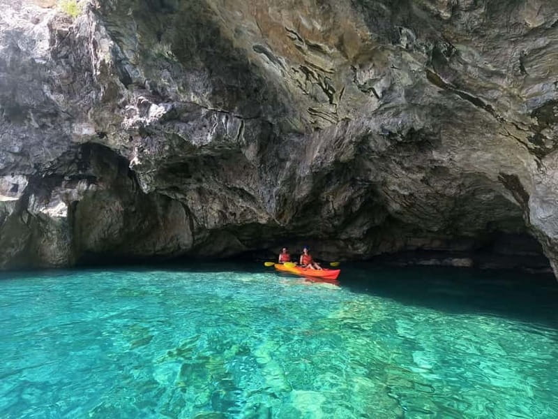 Amalfi Coast: Kayak & Snorkeling tour, sea caves and beach - From Maiori to Minori, an easy start with coastal views