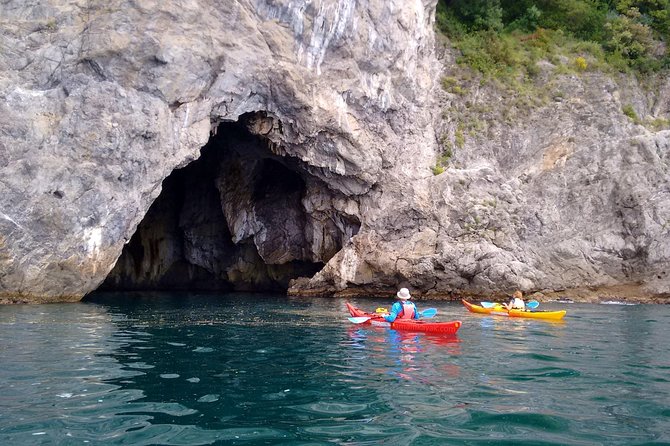 Amalfi Coast Kayak Tour: Explore Caves, Arches & Hidden Beaches - Entering the Runghetiello Grotto