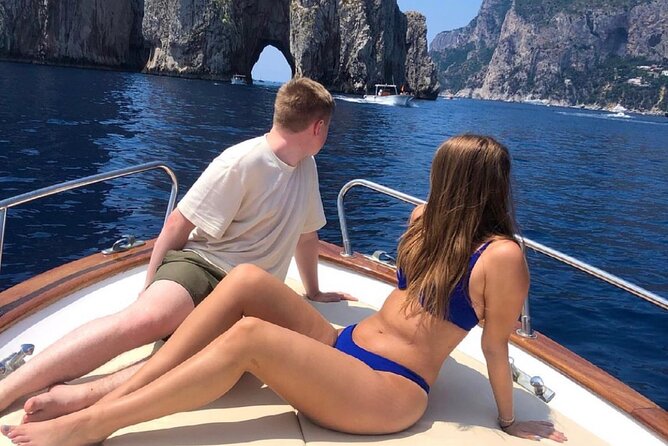 Boat Tour of the Caves on the Island of Capri - The Green Grotto and final swim