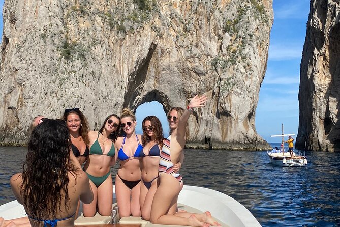 Boat Tour of the Caves on the Island of Capri - The Faraglioni swim and photo stop
