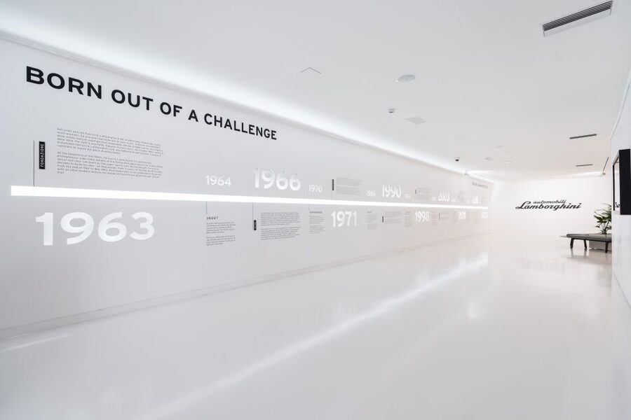 Bologna/Maranello: Lamborghini & Ferrari Museum Entry Ticket - Lamborghini near Bologna: six decades of sharp design