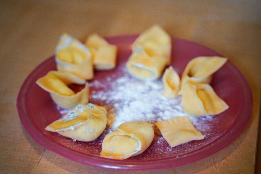 Bologna: Pasta Tagliatelle al Ragu Cooking Class with Wine - Learning from Irene in a small home kitchen