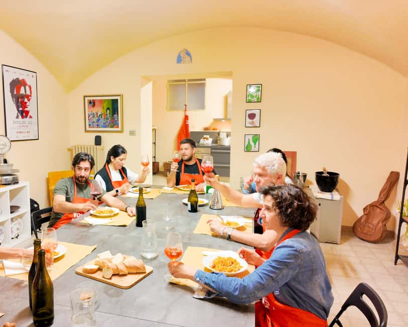Bologna: Pasta Tagliatelle Ragu Cooking Class with Spritz - Mixing, rolling, and cutting your own pasta