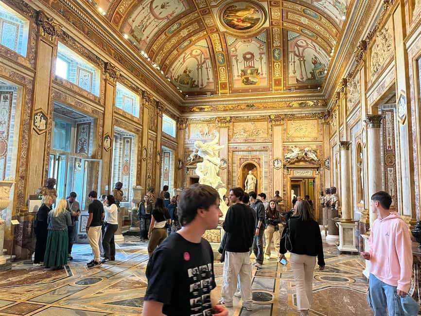 Borghese Gallery Entry Ticket - Meeting the host outside the Villa Borghese entrance
