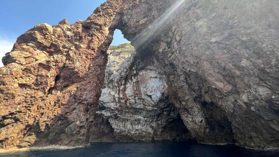 Buggerru: Half-Day Dinghy Tour of the Sardinian South Coast - Cala Domestica swimming stop