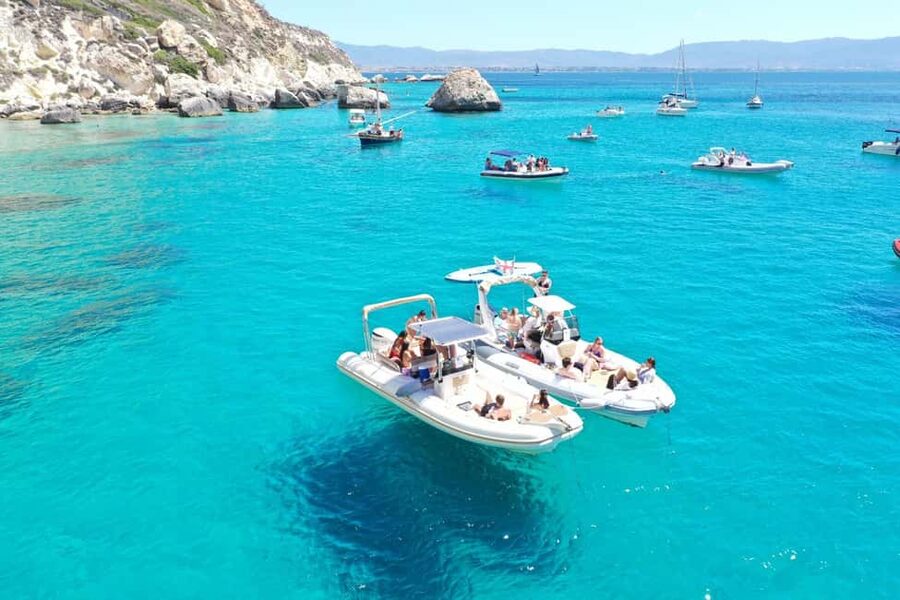 Cagliari: Boat Tour, 4 Stops, Swim, Snorkeling, & 1 Spritz - Cala Mosca and the changing coastline