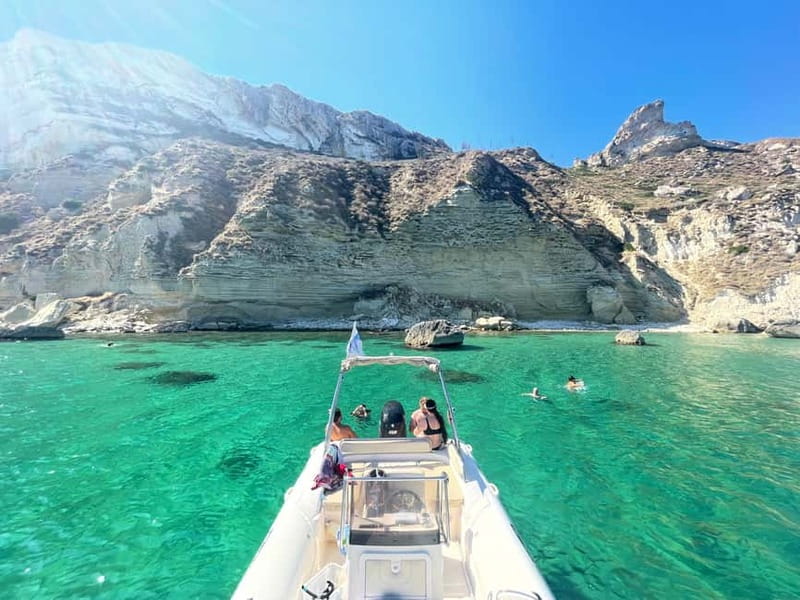 Cagliari: Boat Tour with 4 Swim Stops, Snorkeling & Prosecco - The RIB Boat and What the Small Group Means
