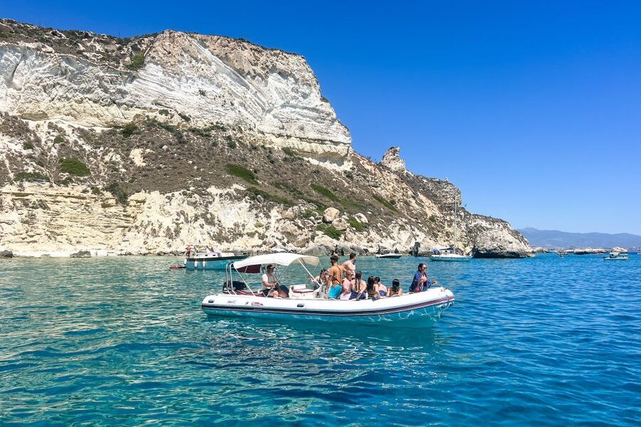 Cagliari: Zodiac Boat Tour, 3-4 SwimStops, Wine & Snorkeling - The final stop around the Devil’s Saddle