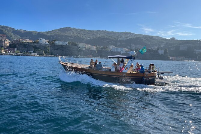 Capri Blue Grotto Small-Group Boat Day Tour From Sorrento - A small boat from Sorrento, not a crowded ferry