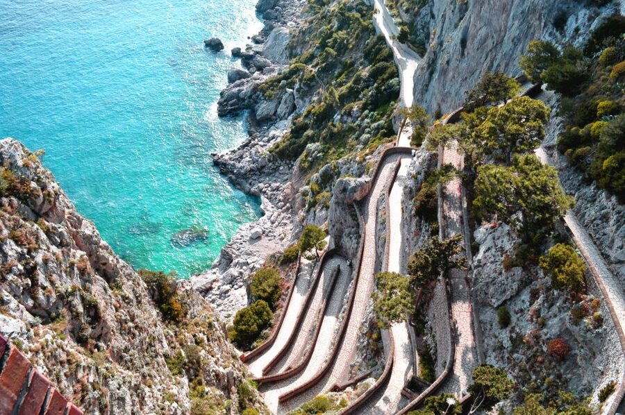 Capri: Full-Day Small Group Boat Tour - Cruising past the White and Green Grottoes