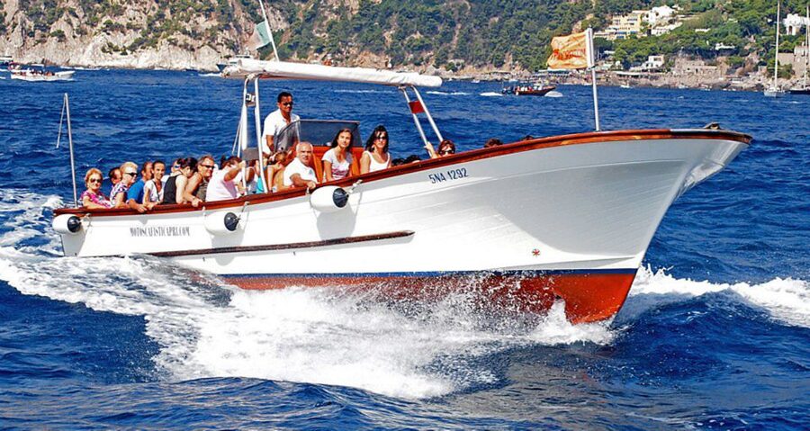Capri: Island Boat Tour with Blue Grotto Stop - Arco Naturale and Casa Malaparte