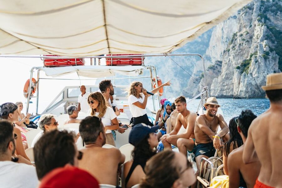 Capri: Island Boat Trip with Grottos - Faraglioni Rocks and Marina Piccola