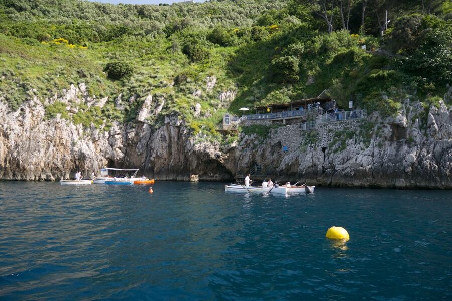 Capri: Island Sightseeing Tour with Blue Grotto Stop - White Grotto, Green Grotto, and the changing water