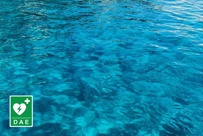 Catamaran tour stops bathing and snorkeling toast with prosecco - Sella del Diavolo is the main swimming stop