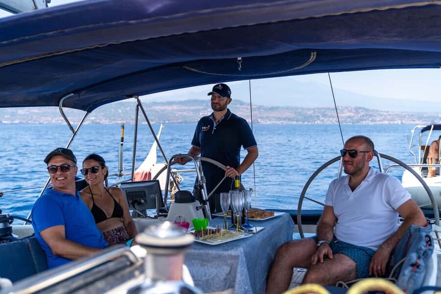 Catania: Cyclops Coast Cruise with Appetizer & Snorkeling - Lachea Island and the first swim