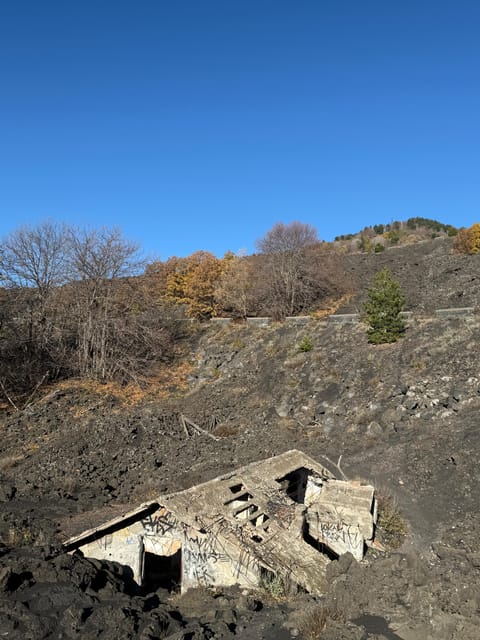 Catania: Morning Jeep Tour of Mount Etna and Lava Flow Caves - Rifugio Casa del Vescovo and the old lava flows