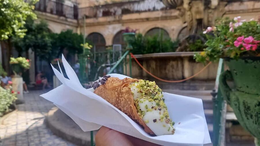 Catania: Street Food Guided Walking Tour - The Fish Market and a cone of fried seafood