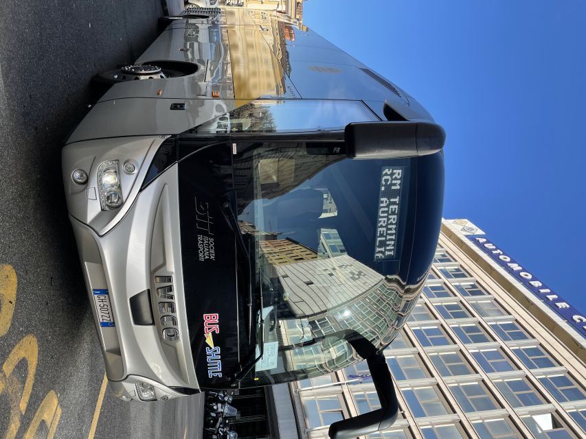 Civitavecchia: Transfer to Rome & Hop-on Hop-off Bus Ticket - Choosing the Vatican or Termini drop-off