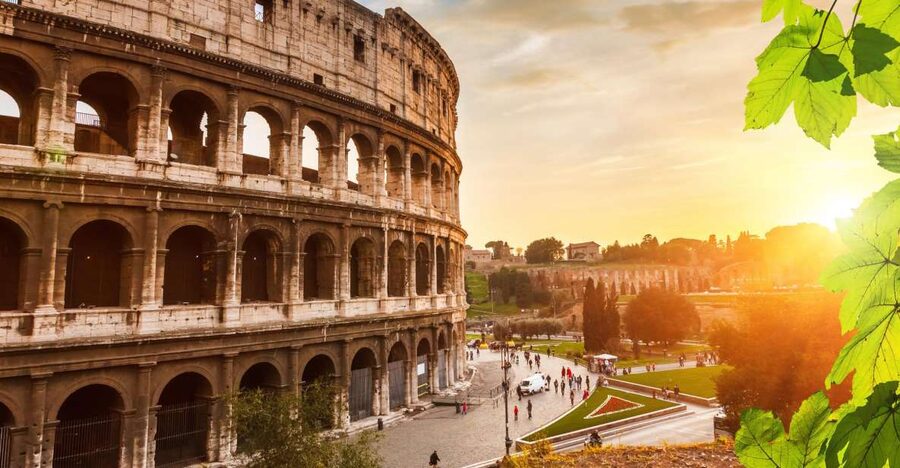 Colosseum & Roman Forum Semi-Private Guided Tour - Palatine Hill from above