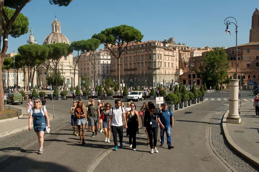 Colosseum & Roman Forum Semi-Private Guided Tour - The Roman Forum and the Sacred Road