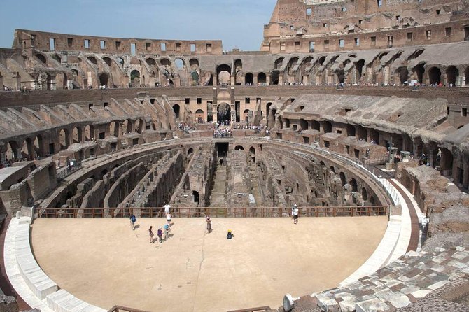 Colosseum with Arena, Roman Forum and Palatine Hill Guided Tour - Price, group size, and what you receive