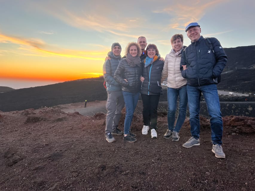 ETNA SUNSET: GUIDED TOUR OF ETNA WITH PICKUP FROM CATANIA - The guides are a major part of the experience