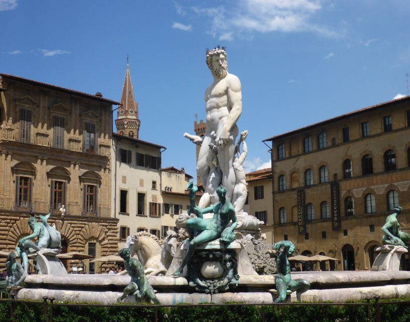 Florence: 4-Hour Accademia and Uffizi Galleries Guided Tour - Walking past the Duomo and Piazza della Signoria