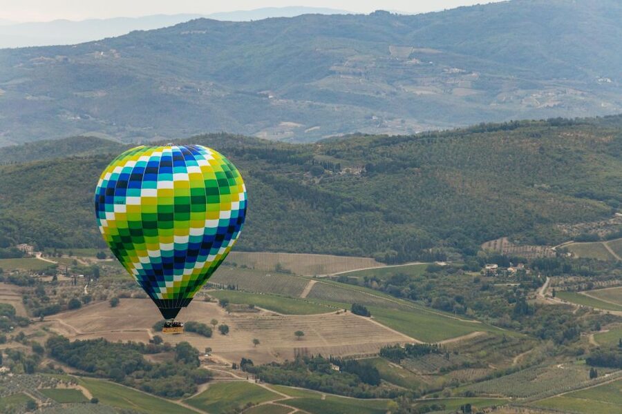 Florence: Balloon Flight Over Tuscany - Watching the balloon rise before you do