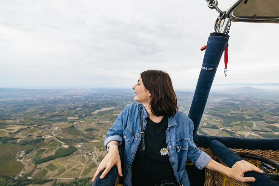 Florence: Balloon Flight Over Tuscany - Arriving at Via Cassia per Siena 44