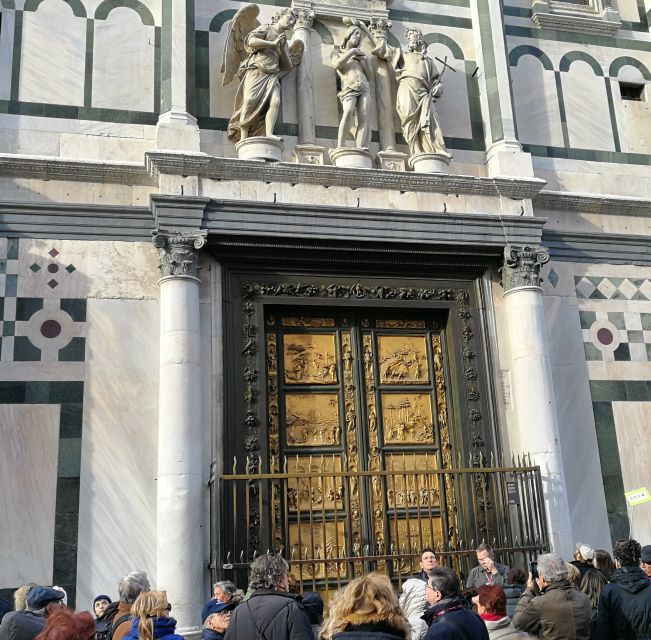 Florence: Baptistery, Duomo Museum, Cathedral, & Bell Tower - Giotto’s Bell Tower and the view back to the dome