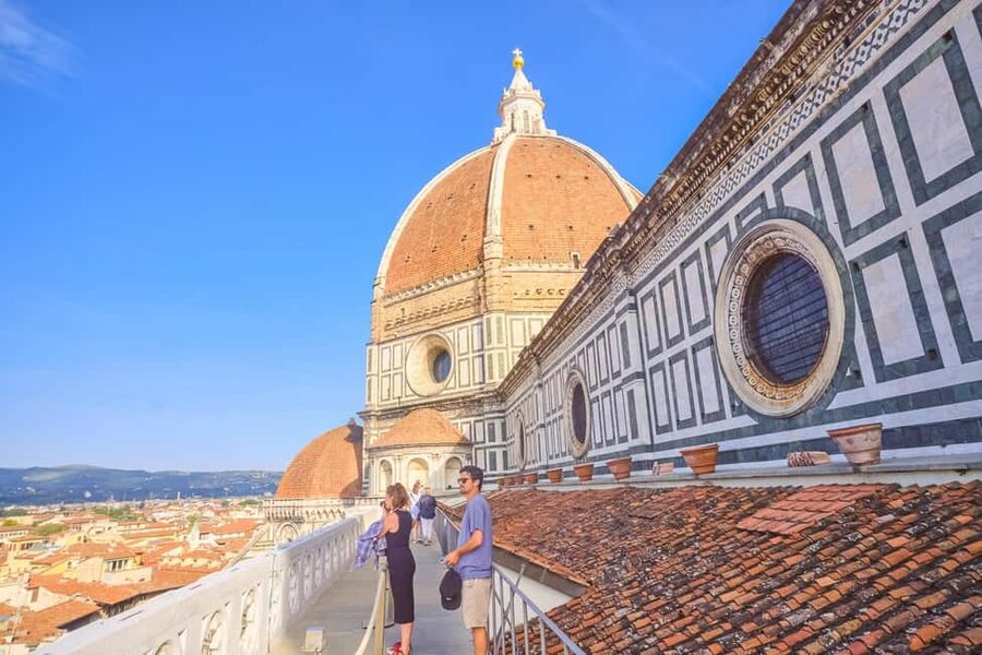 Florence: Cathedral, Dome and Terraces Guided Tour - The restoration room and the working side of the cathedral