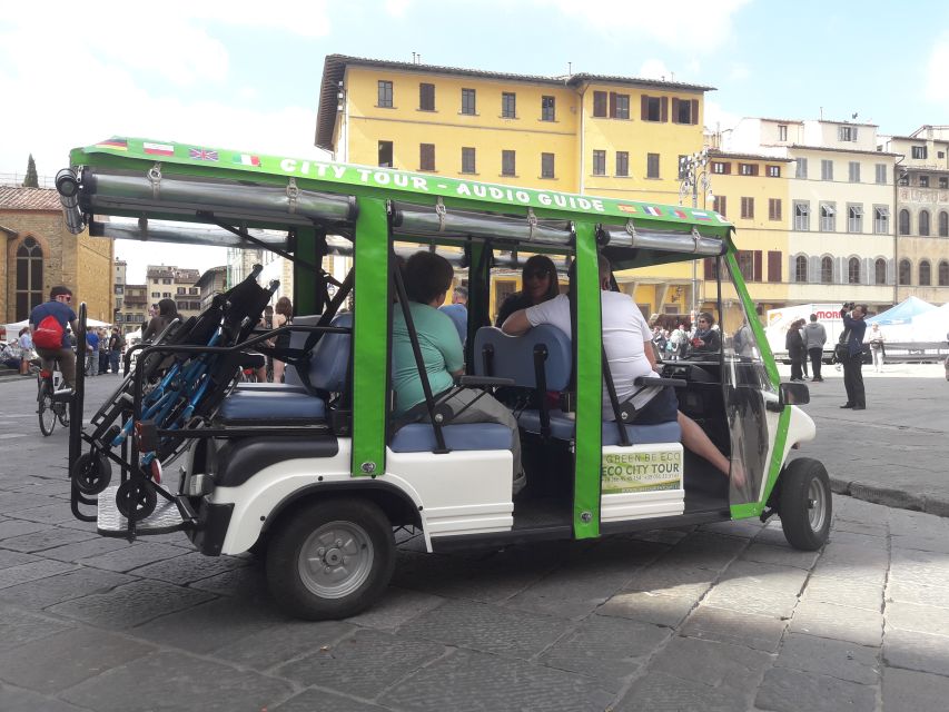Florence: Eco-Friendly Golf Cart City Tour with Audio Guide - Who should book this Florence golf cart tour?