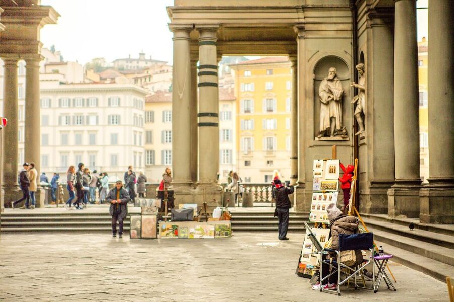Florence: Eco-Friendly Panoramic Tour in Electric Golf Cart - Along the Arno to Michelangelo Square