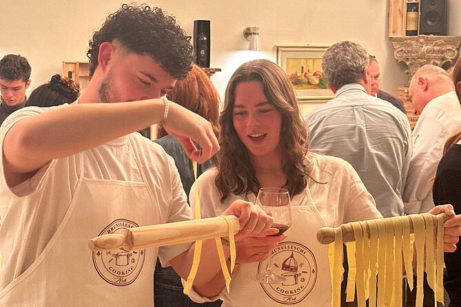 Florence: Flambé Cheese Wheel Truffle Pasta Class & Tiramisù - What the evening is really about