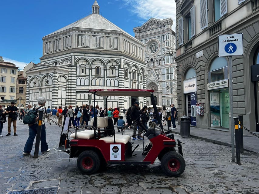 Florence: Michelangelo Hill Panoramic Tour with Food Tasting - The main payoff at Piazzale Michelangelo