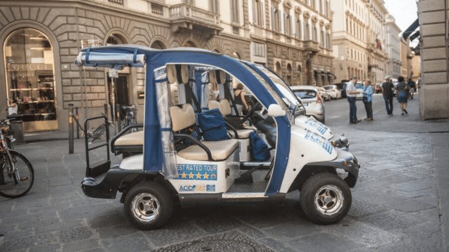 Florence: Old Town Golf Cart Excursion - Pitti Palace, Ponte Vecchio, and the Vasari Corridor