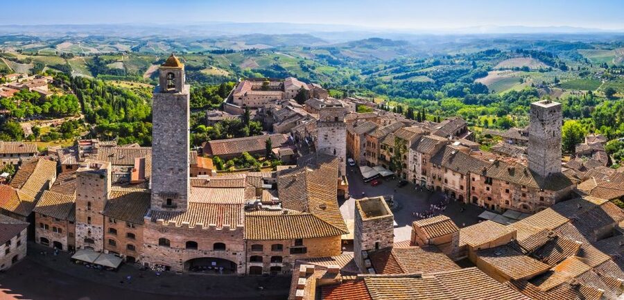 Florence: Pisa, Siena, S. Gimignano, Chianti Wine & Lunch - Siena after the countryside