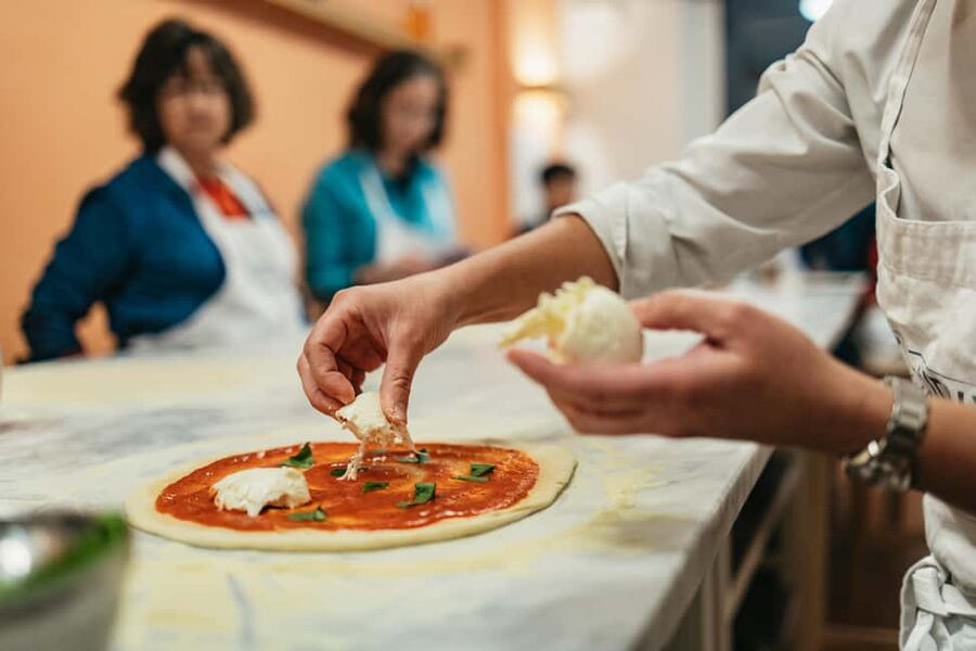 Florence: Pizza and Gelato Preparation Class - Dinner with Chianti makes the lesson feel complete