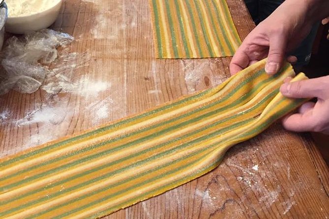 Florence Small-Group Pasta Class with Seasonal Ingredients - Sitting down to eat the pasta you made