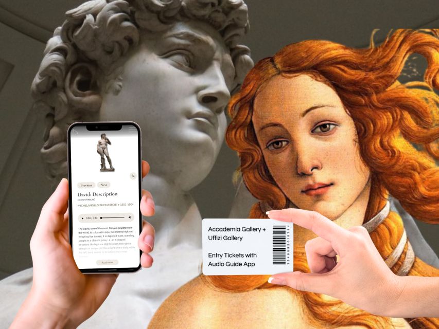 Florence: Uffizi & Accademia Priority Tickets with Audio App - What this Florence museum package actually gives you