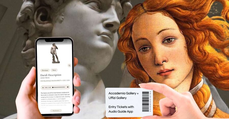 Florence: Uffizi & Accademia Priority Tickets with Audio App - Starting at the Accademia Gallery