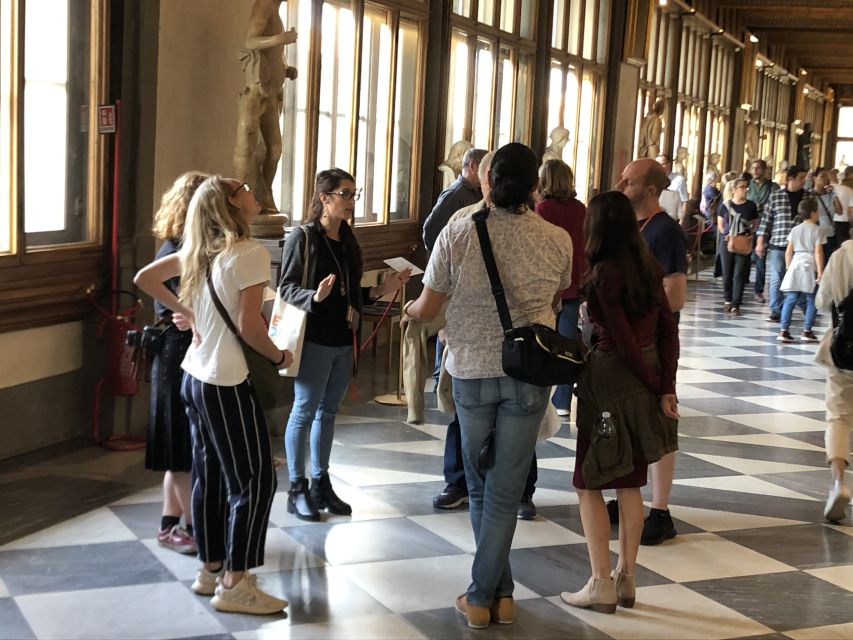 Florence: Uffizi Gallery Small Group Guided Tour - The first masterpieces: Giotto and Michelangelo