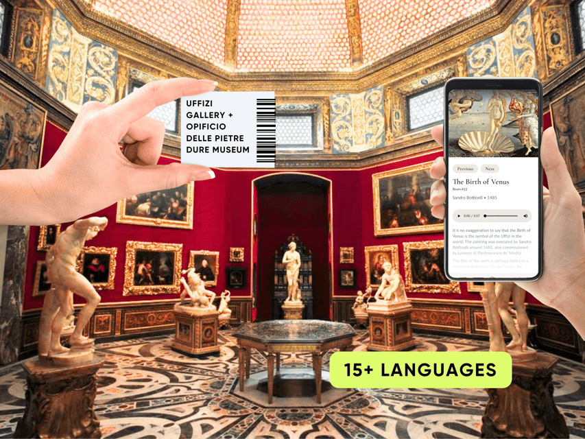 Florence: Uffizi Priority Ticket & Masterpieces Audio App - Key points to know before you book