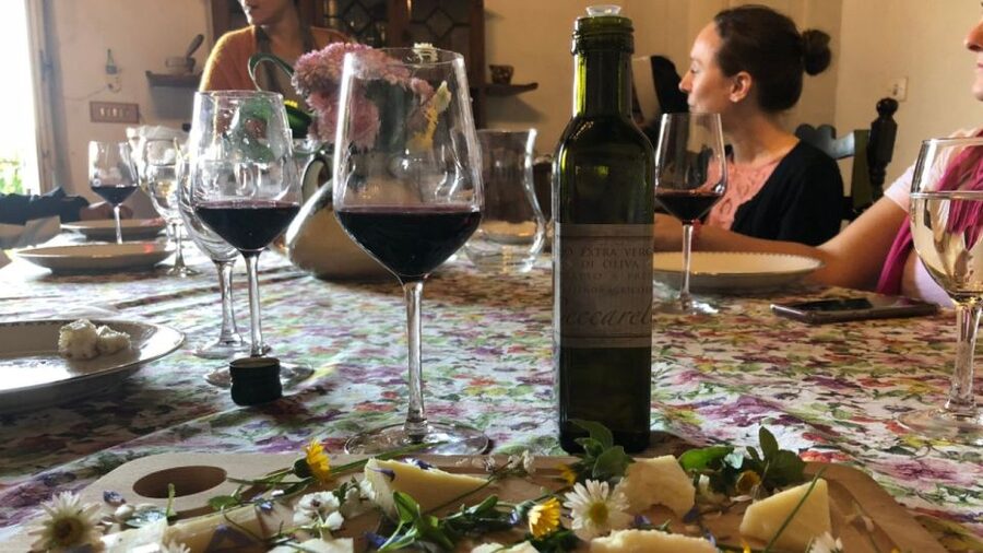 Frascati Wine Road from Rome: Tasting & Lunch - Roman caves, vineyard paths, and the view toward Rome