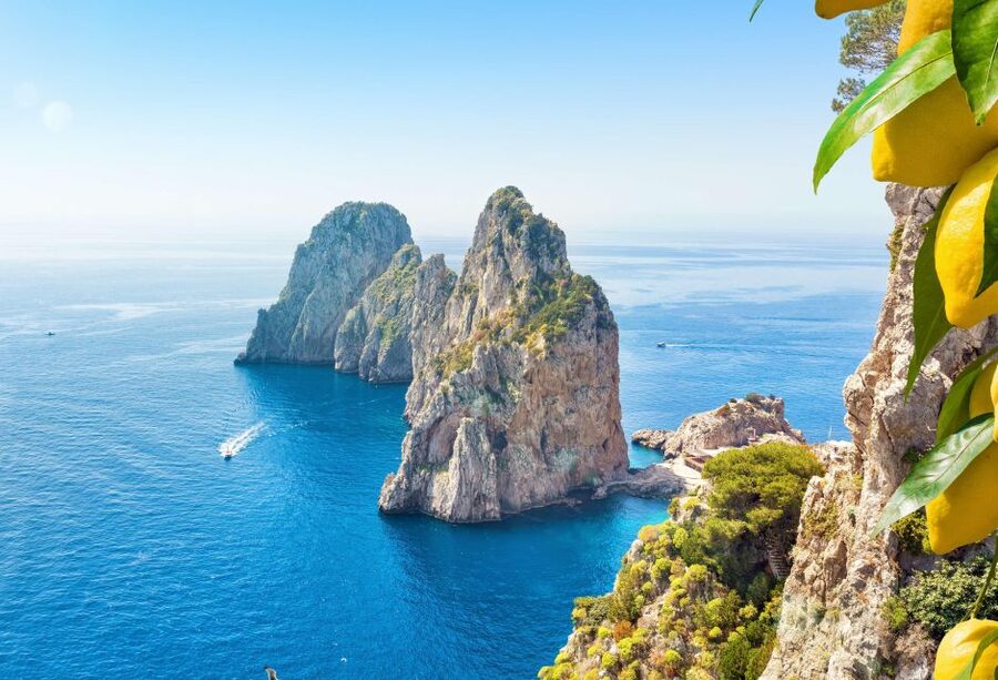 From Amalfi: Capri Island Boat Tour with Snorkeling & Drinks - Conca dei Marini and the first swim