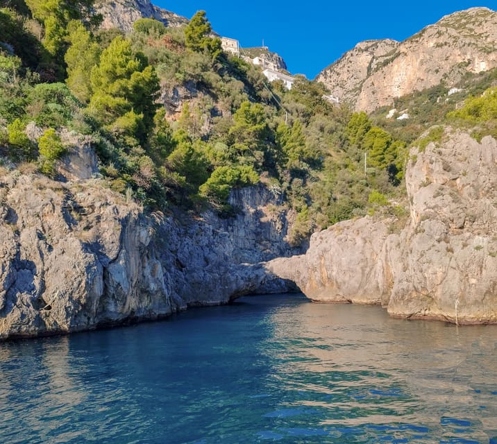 From Amalfi: Coast & Furore Fjord Boat Tour with Swim Break - Praiano and the turn along the coast