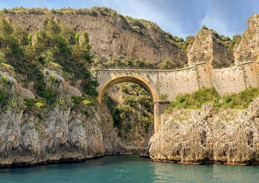 From Amalfi: Coast & Furore Fjord Boat Tour with Swim Break - The swim stop in clear water