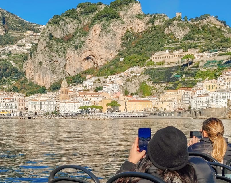 From Amalfi: Coast & Furore Fjord Boat Tour with Swim Break - What to bring for the 11:00 departure